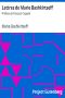 [Gutenberg 18106] • Lettres de Marie Bashkirtseff / Préface de François Coppée